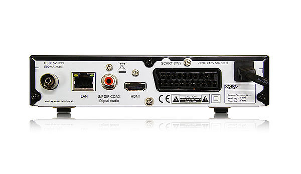 Xoro HRM 7620 Full HD HEVC DVB-T/T2/C Kombi Receiver HDTV, HDMI, SCART, Mediaplayer, USB 2.0, LAN, PVR Ready schwarz 